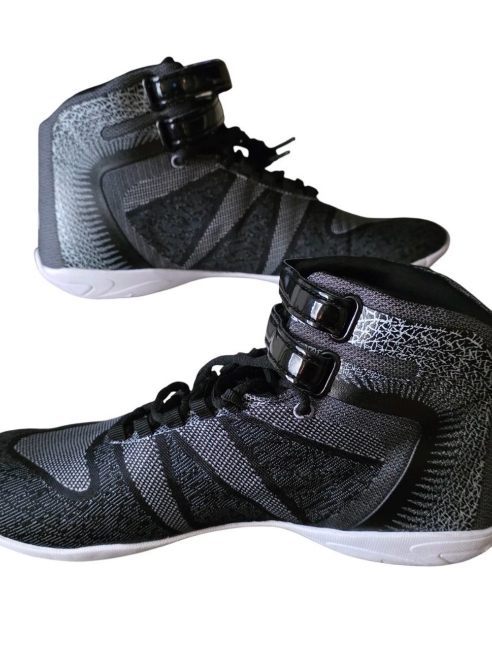 NFINITY Men's Black and Gray High-Top Training Sneakers